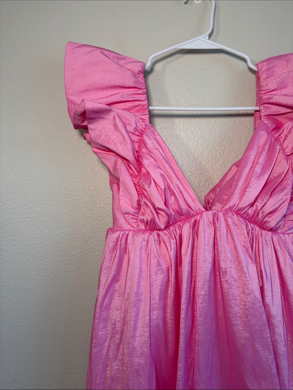 For Love & Lemons Clementine Mini Dress in Pink - S - Picture 4 of 5